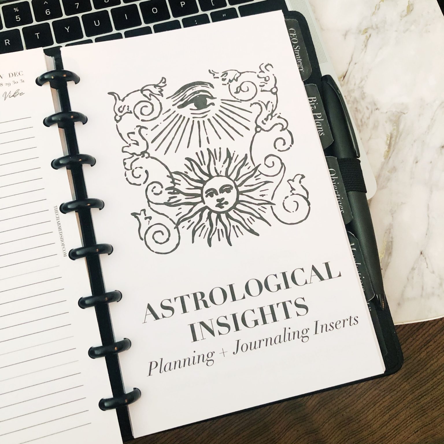 Astrological Insights Insert Bundle PDF Printable Inserts The Charmed