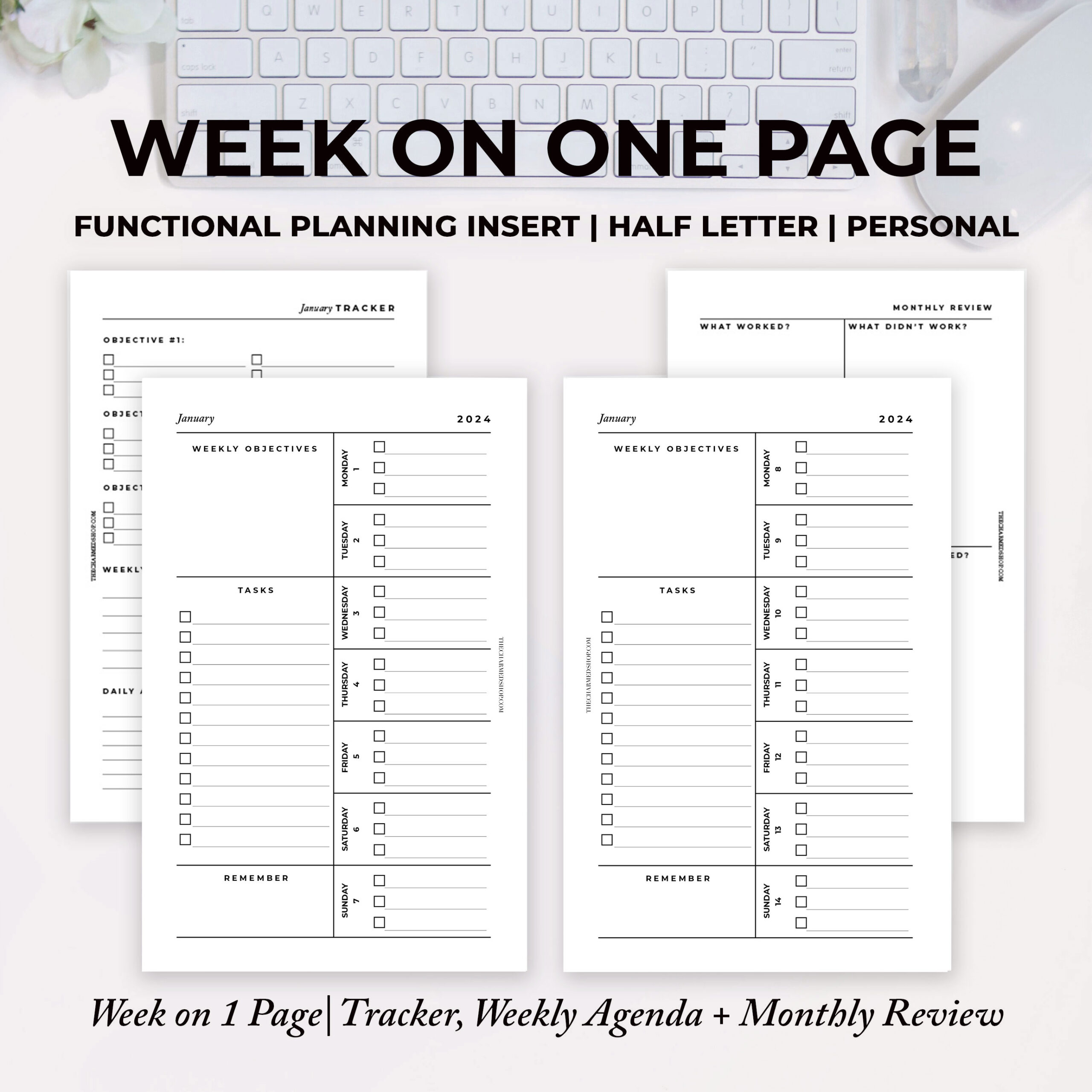 2024 Master Plan System {Printable PDF Planner} - The Charmed Shop