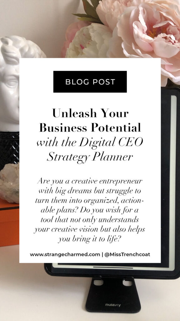 Unleash Your Business Potential With The Digital CEO Strategy Planner ...